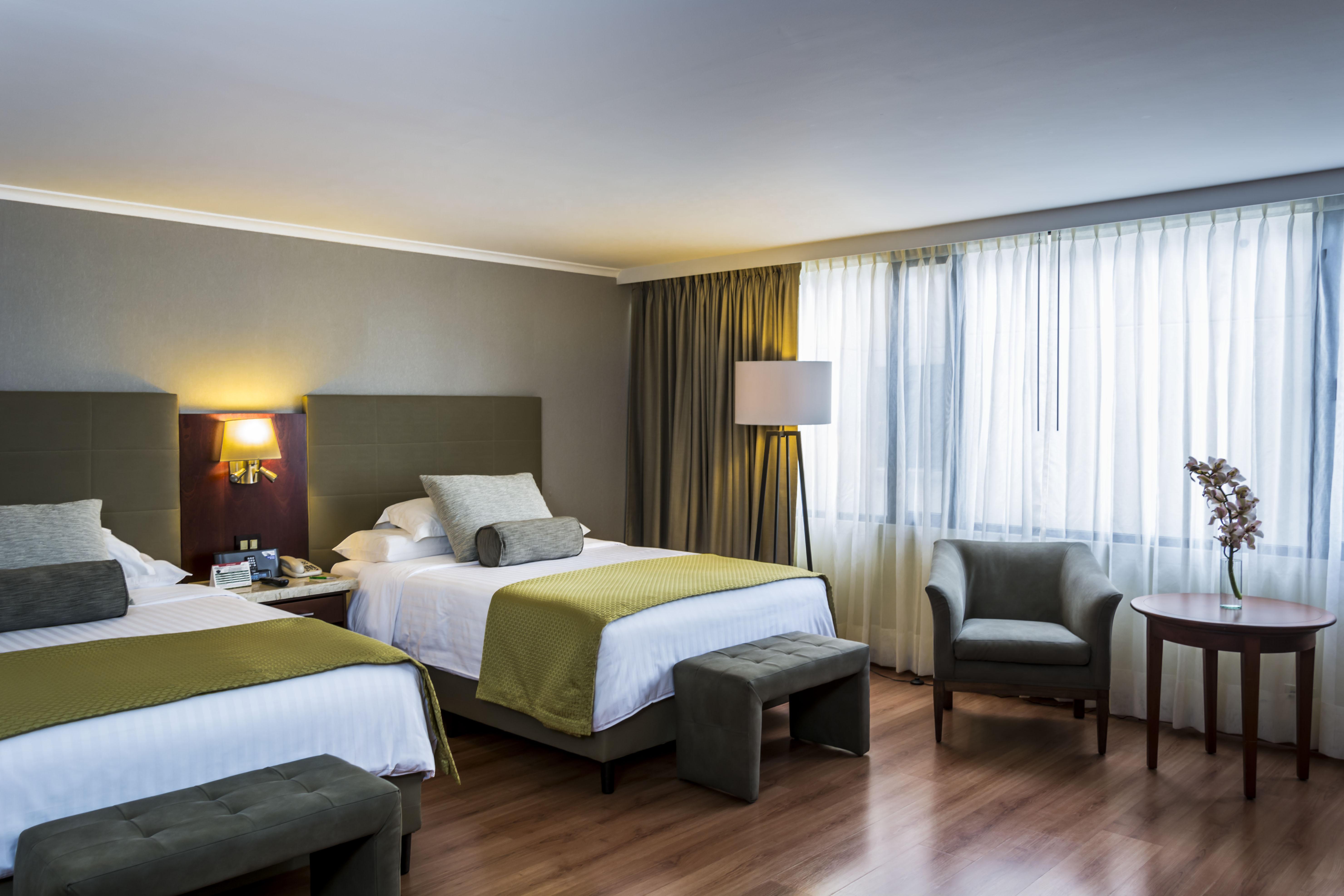 Bogota Plaza Hotel Kültér fotó A room at the hotel