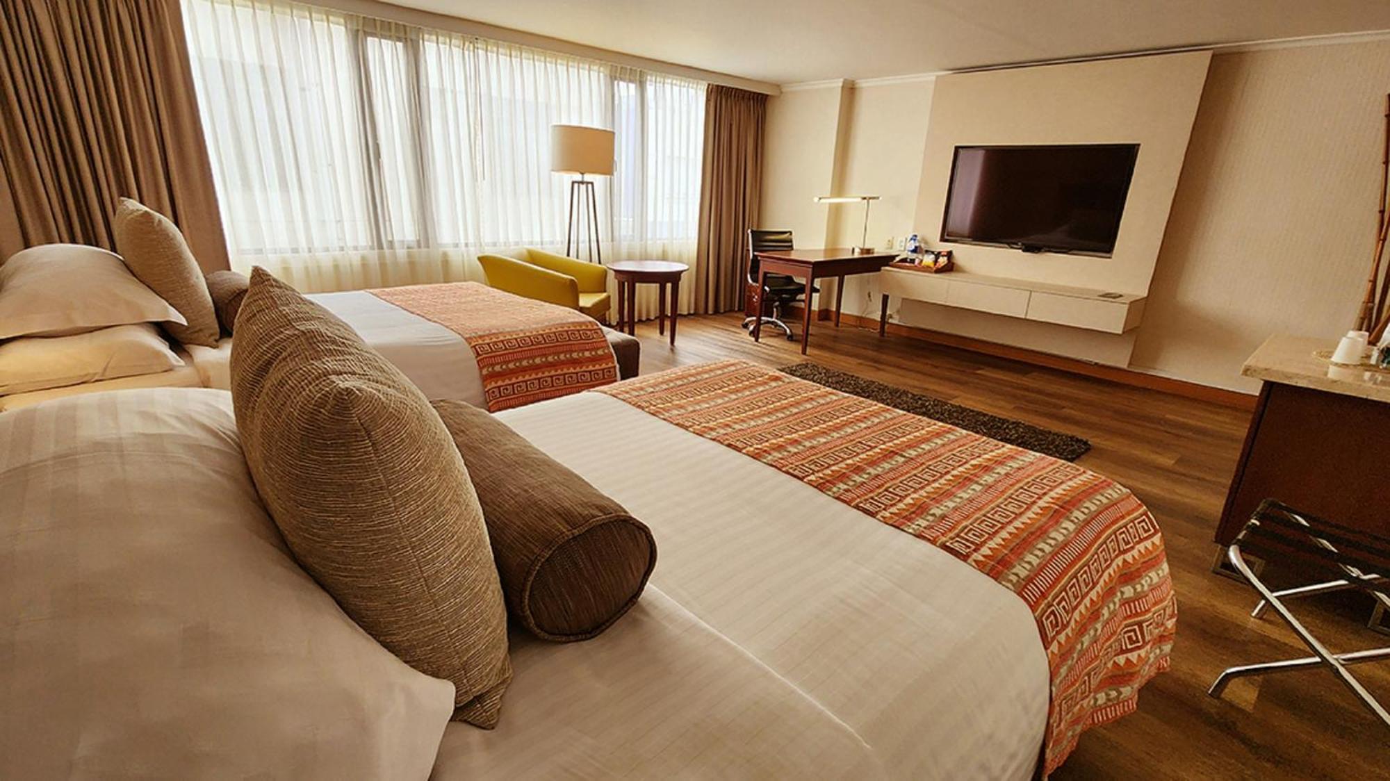 Bogota Plaza Hotel Kültér fotó A room at the hotel